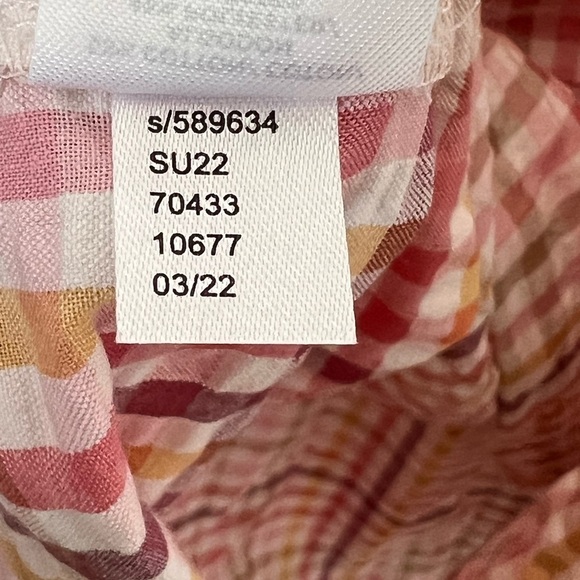 NWT Loft Outlet Checkered V Neck sleeveless Dress Medium - Picture 9 of 9